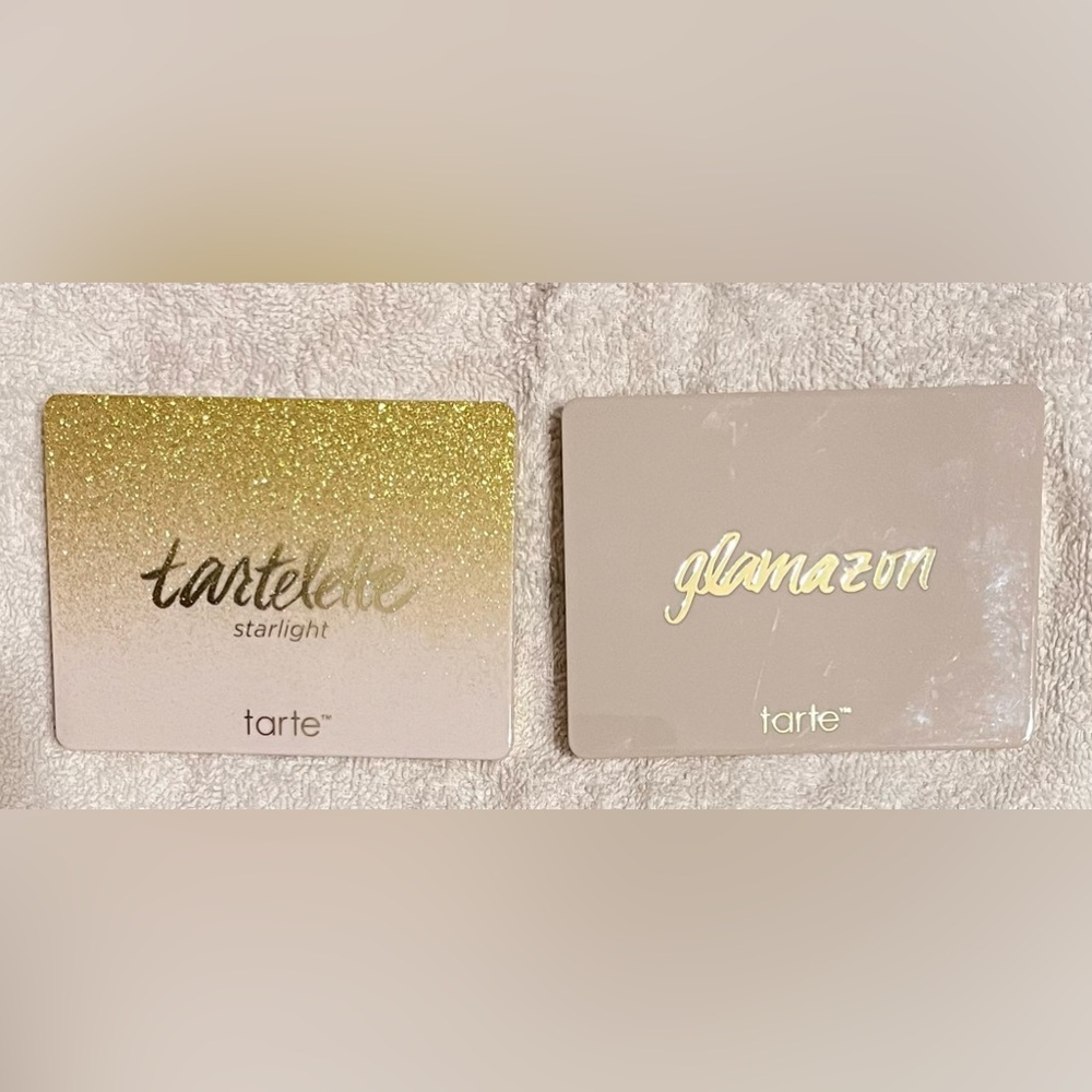 Tarte limited edition eyeshadow and face palettes.